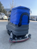 Autolaveuse autoportée WL-750, largeur de nettoyage 550 mm, double batterie 24V 100Ah, certifiée CE pour entrepôt