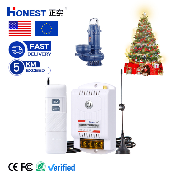 Smart Wireless Remote Control Switch for Agricultural <strong>Water</strong> <strong>Pump</strong> 220V RF Electrical Distribution Box AC <strong>Contactor</strong> Waterproof