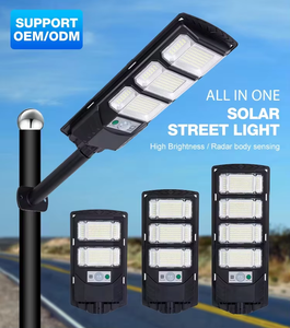 Çin Toptan Satış Yüksek Lümenli IP66 Su Geçirmez Yol Güneş Enerjili Sokak Lambası 200W-500W Hepsi Bir Arada LED Lityum Pil 2 Yıl Garantili - Product Image 1