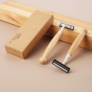 Set de Artículos de Aseo Desechables de Lujo para <span class=keywords><strong>Hotel</strong></span>, Set de Maquinillas de Afeitar de 2 Cuchillas, Ecológicas, de Bambú, Biodegradables, para Resort - Product Image 1