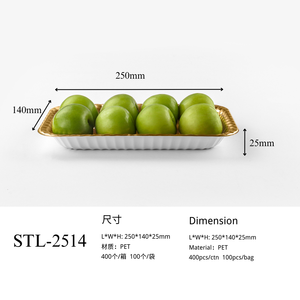 STL Plateau Alimentaire Jetable en Plastique Écologique <span class=keywords><strong>PET</strong></span> blister Plateau Alimentaire en Plastique Transparent - Product Image 3