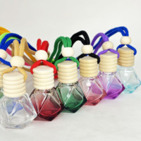 Diffuseur de parfum pour voiture, flacon en verre, pendentif suspendu, parfum pour voiture, rafraîchisseur d'air