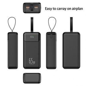 Cargador Portátil de 65W con Pantalla Digital Dinámica de 3 Salidas, 20000 mAh, Carga Súper Rápida para Laptop y Teléfono - Product Image 2