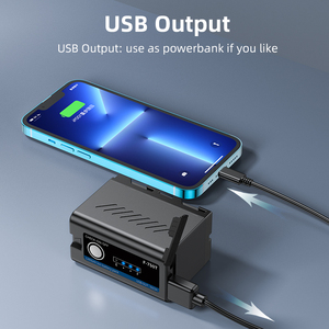 Batterie d'appareil photo numérique Mamen Np-F750t Li-Ion grande capacité 6000mah 7.4v rechargeable, batteries numériques Np-F pour appareil photo - Product Image 4