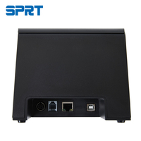 Impresora Térmica Directa de Recibos SP-893 de 80 mm con Cortador Automático, 203 dpi, Velocidad de 200 mm/s, Interfaz USB y Serial, Papel Térmico para Punto de Venta