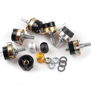Bonens potentiomètre WH138-1 avec interrupteur à poussoir B5K ohm gradateur résistance réglable WH138 5K/10K/20K/50K/100K/250K/500K - Product Image 4