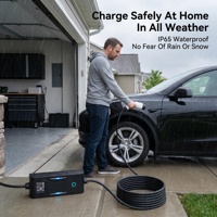Nouvelle borne de recharge pour véhicule électrique modèle TYPE 2, 3,5 kW, portable, pour voitures électriques, compatible avec BYD et Vinfast, pour la maison et les voyages.