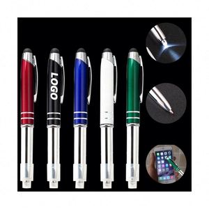 ปากกาไฟ LED ปรับแต่งได้ พร้อมระบบสัมผัสและดีไซน์โลหะ - ของขวัญส่งเสริมการขายที่สมบูรณ์แบบ - Product Image 1