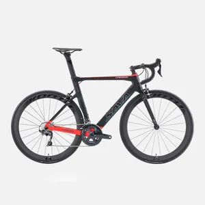 萨瓦碳纤维城市自行车700C优质SHIMANO R09-R8000碳纤维公路自行车22速赛车