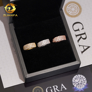 Pendientes de Aro con Certificado GRA Listos para Enviar, Joyería Popular de Hip Hop Iced Out en Plata 925 con Moissanita VVS para Mujer y <span class=keywords><strong>Hombre</strong></span> - Product Image 4