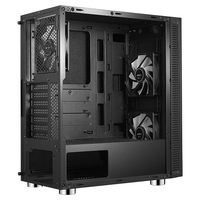 SAMA — boîtier anti-bruit pour ordinateur fixe, panneau frontal amovible, pour ventilateur atx, matériel de refroidissement