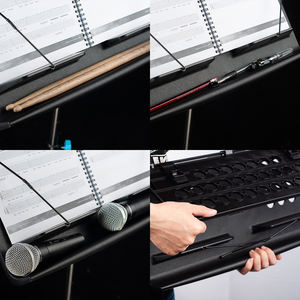 JOYO Nouveau GSS-01 de Haute Qualité Étanche et Résistant à la Rouille Portable Bande Pliante Partition Musique Score Holder - Product Image 6