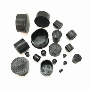 Bouchons d'extrémité ronds en <span class=keywords><strong>PVC</strong></span> noir de 25 mm de diamètre pour pieds de chaise et de table, insert de <span class=keywords><strong>tube</strong></span>, <span class=keywords><strong>bouchon</strong></span> de protection LONGZHONG <span class=keywords><strong>PVC</strong></span> CAP - Product Image 2