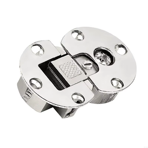 Charnière de meuble invisible en alliage de zinc de type rond encastré - Product Image 3