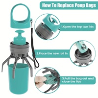 Nouvelle conception écologique, ramasse-crottes pour chien durable, portable, pliable, facile à nettoyer