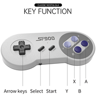 Console de jeu vidéo HD SF900 Stick 926 jeux en un seul appareil SFC rétro 2.4G avec deux manettes sans fil