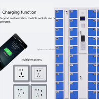 Station de recharge pour téléphones portables avec 30 compartiments, kiosque de stockage USB, armoires de rangement, casiers, station de recharge pour téléphones portables