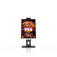 Usine 21.5 "Fast Food Restaurant Self Service Machines Kiosque de paiement Kiosque libre-service avec caméra HD d'imprimante 80mm