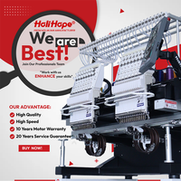 Machine à broder HOLiAUMA à 15 aiguilles et 2 têtes, de bonne qualité, broderie informatisée, moins chère que la machine à broder Happy, prix compétitif