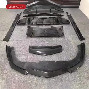 MAISALUN Offre spéciale Jupe latérale de diffuseur avant et arrière en fibre de carbone Style DM Bodykit pour <span class=keywords><strong>Lamborghini</strong></span> <span class=keywords><strong>Aventador</strong></span> LP700 LP720 LP750 - Product Image 6