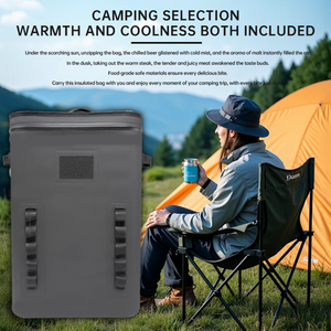 Bán Buôn Biểu Tượng Tùy Chỉnh Xách Tay Nổi Lon Rượu Vang Cách Điện Dã Ngoại Túi Lạnh Không Thấm Nước Mềm Hộp Nước Đá Cho Đi Bộ Đường Dài - Product Image 4