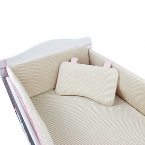 Kit de matelas pour bébé en coton biologique respirant et doux pour la peau, tricoté en 3D, certifié OEKO-TEX pour un sommeil confortable du bébé - Product Image 1