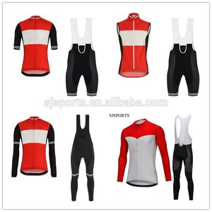 Set di Jersey <span class=keywords><strong>ciclismo</strong></span> invernale in pile termico + pantaloni con bavaglino, set di abbigliamento da <span class=keywords><strong>ciclismo</strong></span> a manica lunga per uomo - Product Image 4
