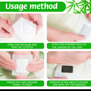 Ingrosso ALIVER 20 Pezzi Cerotti Detox per la Cura della Pelle dei Piedi, Patch Naturale a Base di Erbe e Aceto di Bambù per Pulizia Profonda - Product Image 5