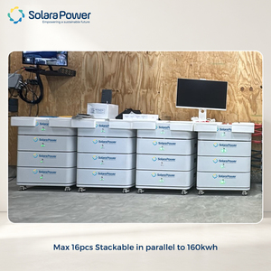 Solara Power 10KWH LiFePO4 Lithium-Ion <b>Battery</b> <b>48V</b> Solar Home Power Storage BMS Stackable CAN Split Brick 10-Year warranty - Product Image 5