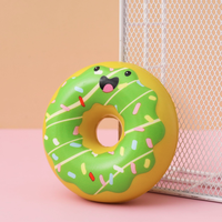 Jouet anti-stress en forme de donut personnalisé avec logo, rebond lent, dessin animé, à presser, nouveauté, amusant, cadeau promotionnel