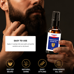 Produits <span class=keywords><strong>de</strong></span> croissance <span class=keywords><strong>de</strong></span> <span class=keywords><strong>la</strong></span> <span class=keywords><strong>barbe</strong></span> 100% naturels en gros, soins <span class=keywords><strong>pour</strong></span> hommes, huile d'argan, huile <span class=keywords><strong>de</strong></span> jojoba, soins quotidiens <span class=keywords><strong>de</strong></span> <span class=keywords><strong>la</strong></span> <span class=keywords><strong>barbe</strong></span> <span class=keywords><strong>pour</strong></span> hommes, huile <span class=keywords><strong>de</strong></span> <span class=keywords><strong>barbe</strong></span> au bois <span class=keywords><strong>de</strong></span> santal - Product Image 5