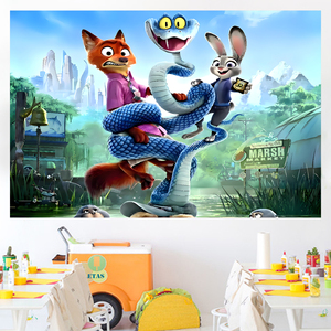 Telón <span class=keywords><strong>de</strong></span> Fondo <span class=keywords><strong>de</strong></span> Zootopia 2, Tapiz, Pancarta, Artículos <span class=keywords><strong>para</strong></span> Fiestas <span class=keywords><strong>de</strong></span> <span class=keywords><strong>Cumpleaños</strong></span>, Fondo, Póster, Accesorios <span class=keywords><strong>para</strong></span> Fotos, Decoraciones - Product Image 3