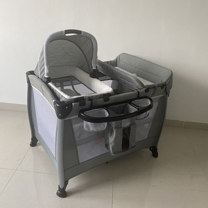 Cama de bebé mosquitera 4 lados malla bebé parque infantil recién nacido con bolsa de almacenamiento - Product Image 1