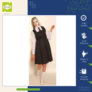 Robe tunique scolaire sans manches de qualité supérieure pour les élèves du primaire, tissu doux et confortable, design personnalisé, vente en gros OEM - Product Image 5