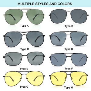 Gafas de Sol Polarizadas Clásicas de Moda <span class=keywords><strong>para</strong></span> <span class=keywords><strong>Hombre</strong></span> y Mujer con <span class=keywords><strong>Lentes</strong></span> TAC UV400 y Marco Metálico, Venta Directa de Fábrica, Logotipo Personalizado - Product Image 6