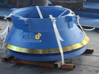 Manteau de concasseur à cône en acier à haute teneur en manganèse 68SBS, revêtement de bol concave résistant à l'usure pour l'exploitation minière