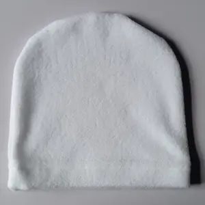 White Kids Beanie Caps for Sublimation Fleece Baby Cap Beanie Novelty Gift Idea