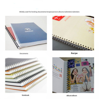 BY-15A Eisenring-Bindemaschine mit Vollschubladenmesser 34-Loch Kalender-Stanzmaschine, Spiral-Doppeldraht-Binder
