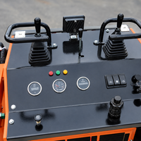 LIVRAISON GRATUITE Mini-chargeuse compacte sur chenilles CE/EPA avec godet, trancheuse et charrue rotative – Fabrication chinoise