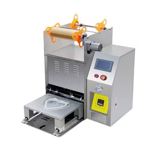 Machine de scellage semi-automatique pour barquettes de jus de fruits, de boissons, de thé, de boîtes à lunch et de barquettes alimentaires - Product Image 4