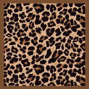 Classic Leopard Print Polyester <b>Scarf</b> 70*70cm <b>Square</b> Neck <b>Scarves</b> for Women Casual Office Streetwear All-match - Product Image 2
