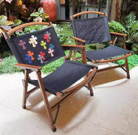 Chaises pliantes en forme de croix prêtes à être expédiées, décoration intérieure moderne, légères, durables, toutes saisons, outils de camping en plein air