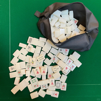 Fichas de Mahjong Personalizadas Lanke Suet Jade, 144 Piezas para Entretenimiento Familiar, Personalización Disponible