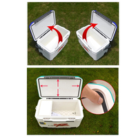 Boîte à pêche isotherme portable RYOBI XS 26L en PS rigide résistant à l'usure pour équipement de pêche en gros