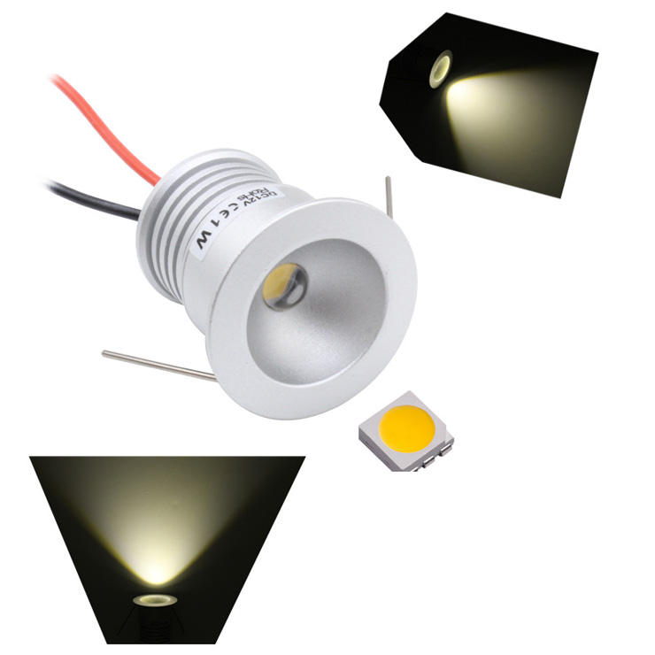 Dc 12v 1w Mini Led Ceiling Downlight Window Display Cabinet Top Decoration Lighting