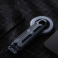 Support de téléphone en alliage d'aluminium, trépied réglable, support rotatif à 360 degrés, support magnétique pour téléphone portable pour voiture et bureau, flexible universel