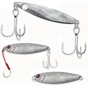 Anpassen OEM Blank Lure Rohmaterial Metall löffel Spinner Unlackierte Blei Jig Fishing Jingging Köder für Forellen Thunfisch Bass Inchiku