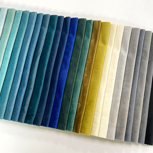 面料材料窗帘面料卷纺织品宴会厅窗帘100% 涤纶素色超柔天鹅绒面料来自中国 - Product Image 3