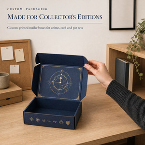 Boîte de rangement personnalisée pour cartes avec logo pour jeux de cartes <span class=keywords><strong>à</strong></span> collectionner et emballages de jeux de société en carton ondulé - Product Image 2