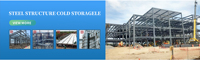 Structure en acier à grande portée ZTSS pour usine, conçue avec un portique pour les systèmes de manutention de marchandises en vrac